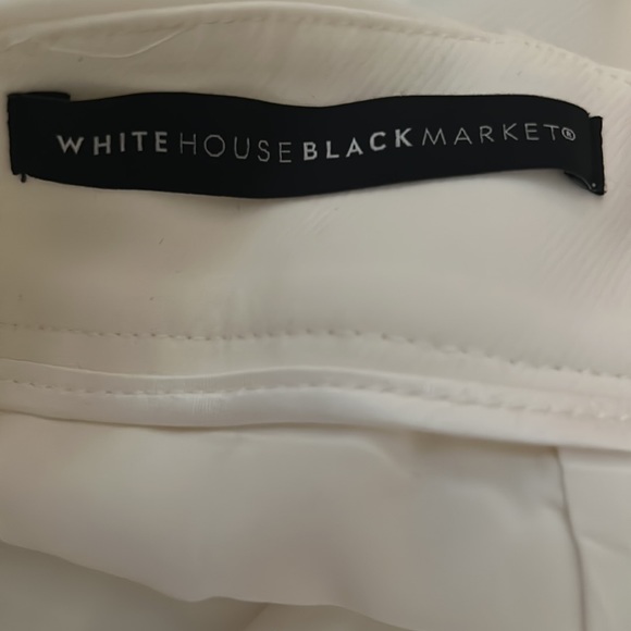 White House Black Market White Tailored Trousers (Size Women’s 4L)! Never worn. - Picture 3 of 4